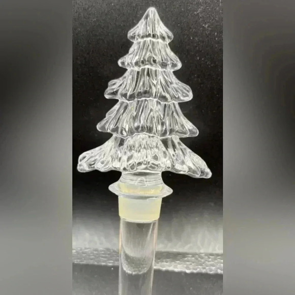 Mikasa Wine Bottle Stopper Set Fine Crystal Tree
Shaped Boxed Holiday Classics - Picture 7 of 9